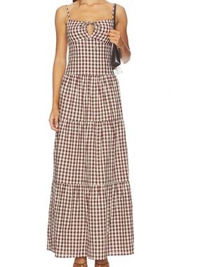 haylo maxi dress more to come MORE TO COME Haylo Maxi Dress - Black Floral